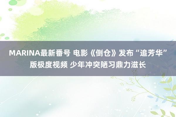 MARINA最新番号 电影《倒仓》发布“追芳华”版极度视频 少年冲突陋习鼎力滋长