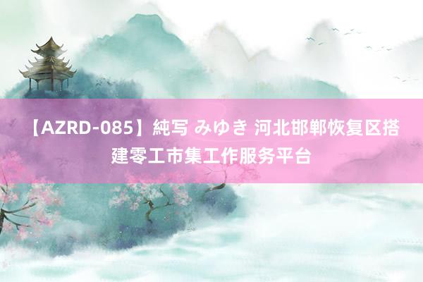 【AZRD-085】純写 みゆき 河北邯郸恢复区搭建零工市集工作服务平台